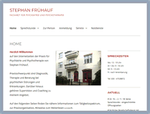 Tablet Screenshot of praxis-fruehauf.net